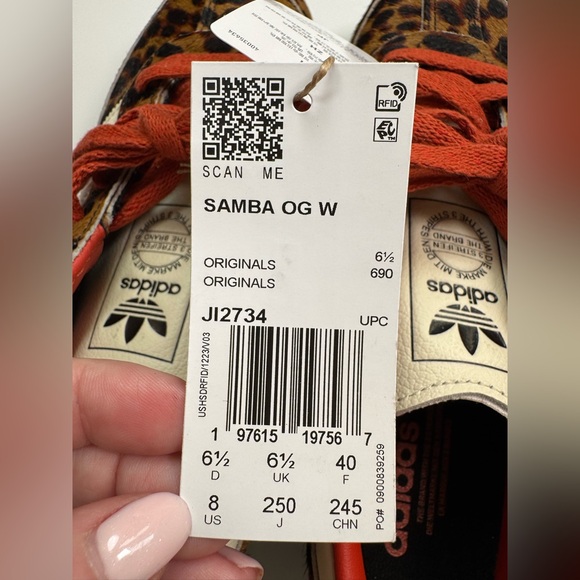 Adidas Samba OG Leopard Cheetah size 8 NEW - Picture 11 of 16